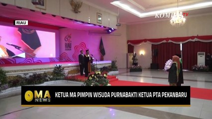 Ketua MA, M Syarifuddin Pimpin Wisuda Purnabakti Ketua Pengadilan Tinggi Agama Pekanbaru - MA NEWS