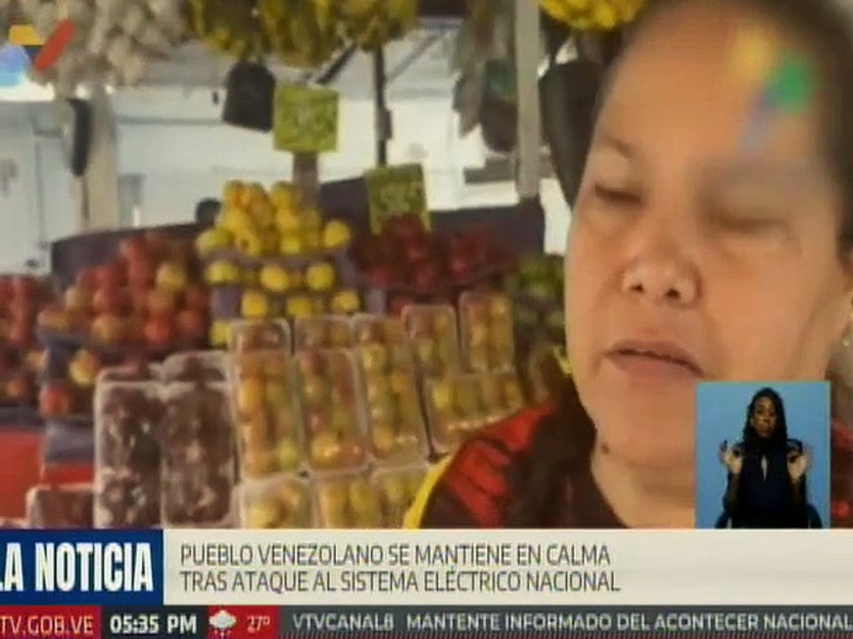 Caracas | Comerciantes se mantienen en las calles trabajando pese al sabotaje eléctrico