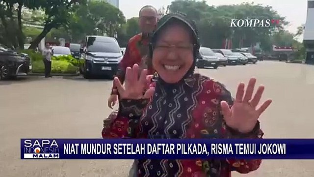 Mensos Risma Temui Jokowi setelah Mendaftarkan Diri di Pilkada Jawa Timur!