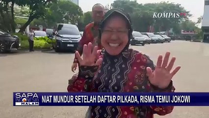 Mensos Risma Temui Jokowi setelah Mendaftarkan Diri di Pilkada Jawa Timur!