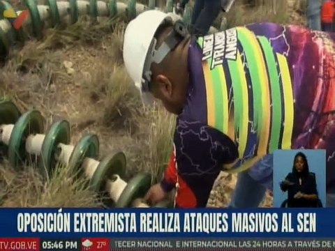 Oposición extremista venezolana realiza ataques masivos al Sistema Eléctrico Nacional