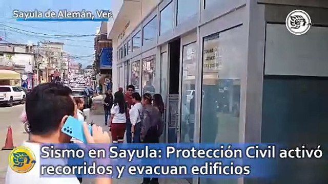 Sismo en Sayula: Protección Civil activó recorridos y evacuan edificios