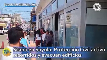 Sismo en Sayula: Protección Civil activó recorridos y evacuan edificios