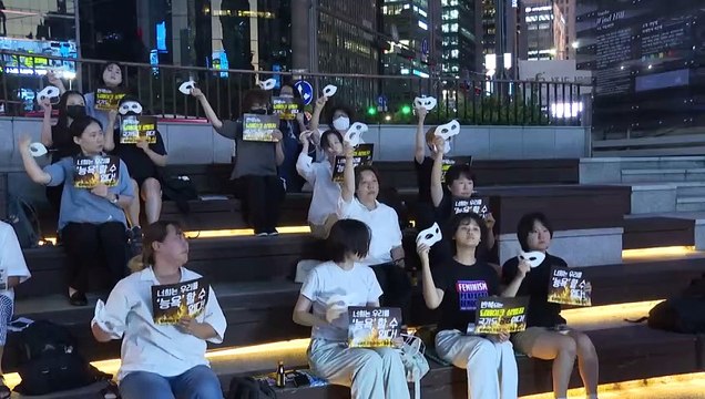 Activistas exigen respuestas del gobierno surcoreano contra delitos sexuales deepfake