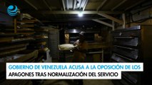 Gobierno de Venezuela acusa a la oposición de los apagones tras normalización del servicio