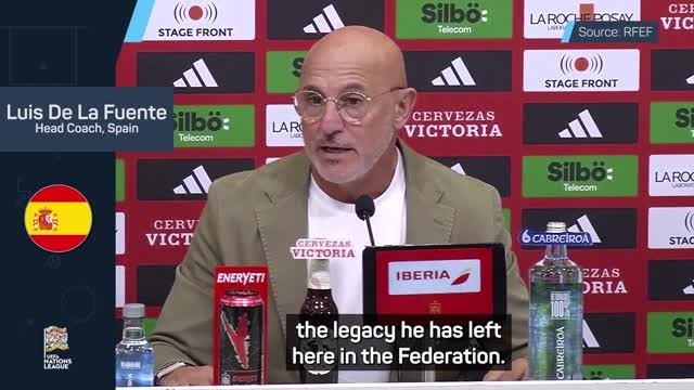 De La Fuente thanks Jesus Navas for his years of service to Spain