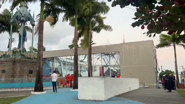 Dos muertos y decenas de heridos por caída de techo en iglesia de Brasil