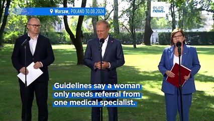 Polish government announces new guidelines reaffirming legality of abortion
