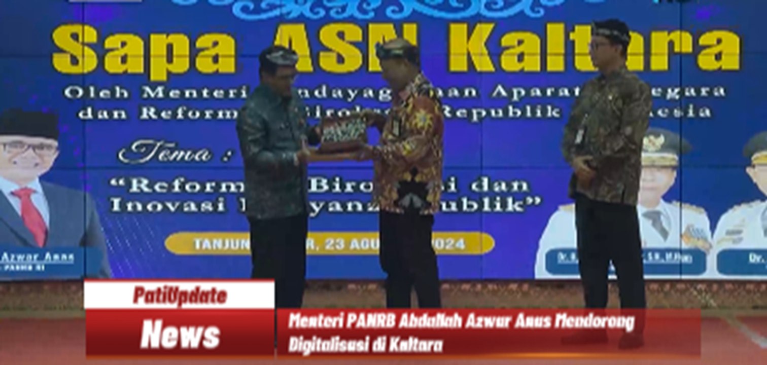 Menteri PANRB Abdullah Azwar Anas Mendorong Digitalisasi di Kaltara