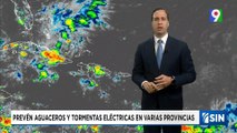Aguaceros, tronadas y ráfagas de viento; temperaturas calurosas| Emisión Estelar SIN