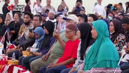 Presiden Jokowi Serahkan Bantuan Cadangan Pangan di Sleman