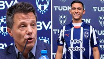 Tato Noriega presenta oficialmente a Fidel Ambriz como nuevo jugador de Monterrey