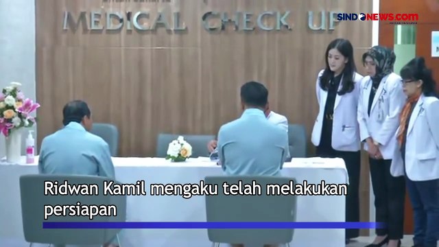 Momen Ridwan Kamil dan Suswono Jalani Tes Kesehatan