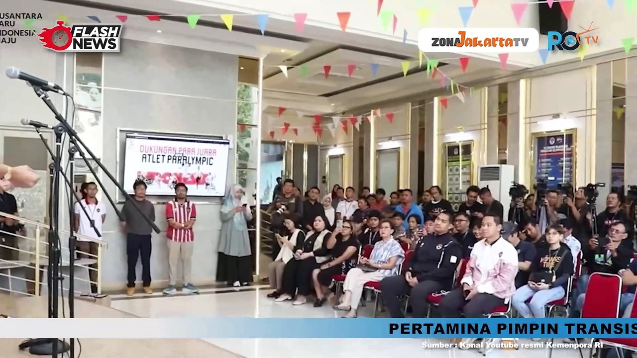 MENPORA HADIRI PRESS CONFERENCE DUKUNGAN PARA JUARA UNTUK ATLET PARALIMPIADE PARIS 2024