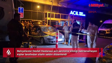 Bahçelievler Devlet Hastanesi’nde silahlı saldırı! Yaralılar var