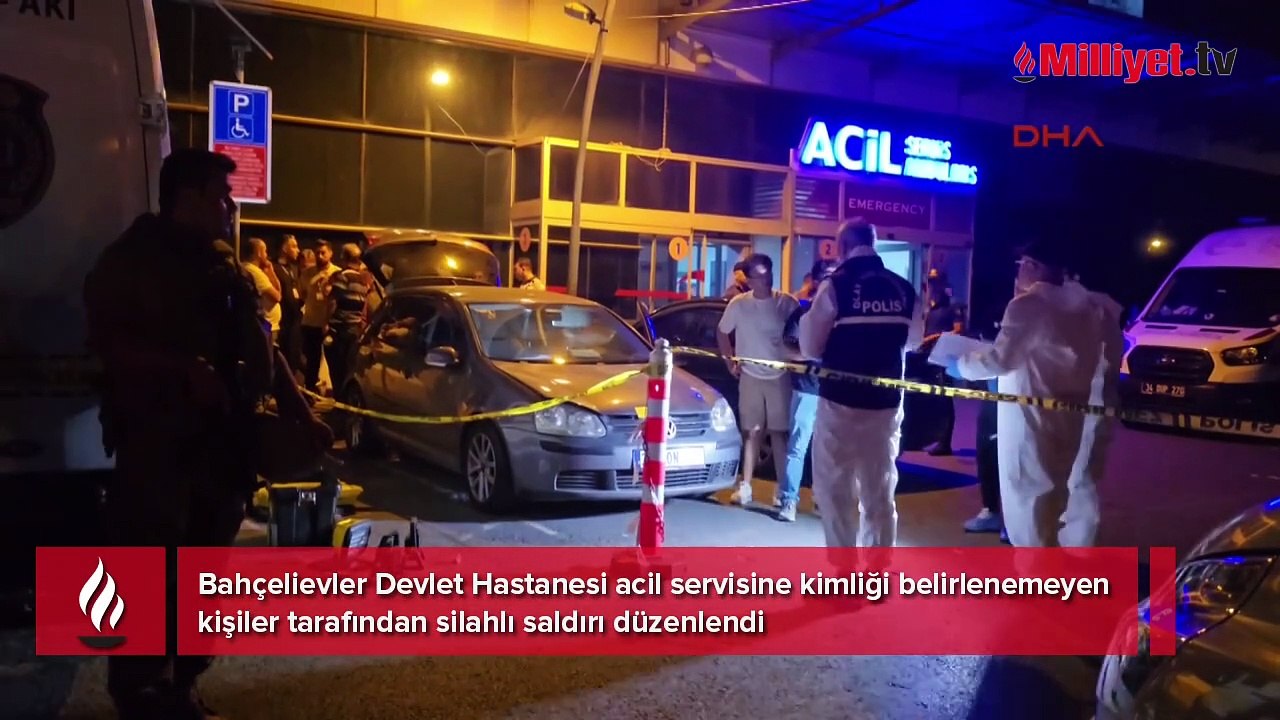 Bahçelievler Devlet Hastanesi’nde silahlı saldırı! Yaralılar var