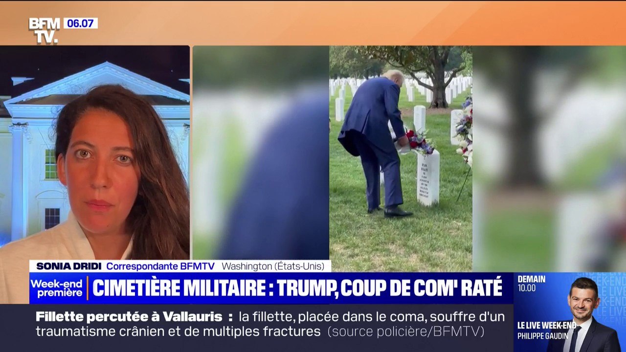 Altercation entre l'équipe de Donald Trump et le cimetière militaire d'Arlington à cause de la présence non-autorisée d'un photographe employé par la campagne du républicain