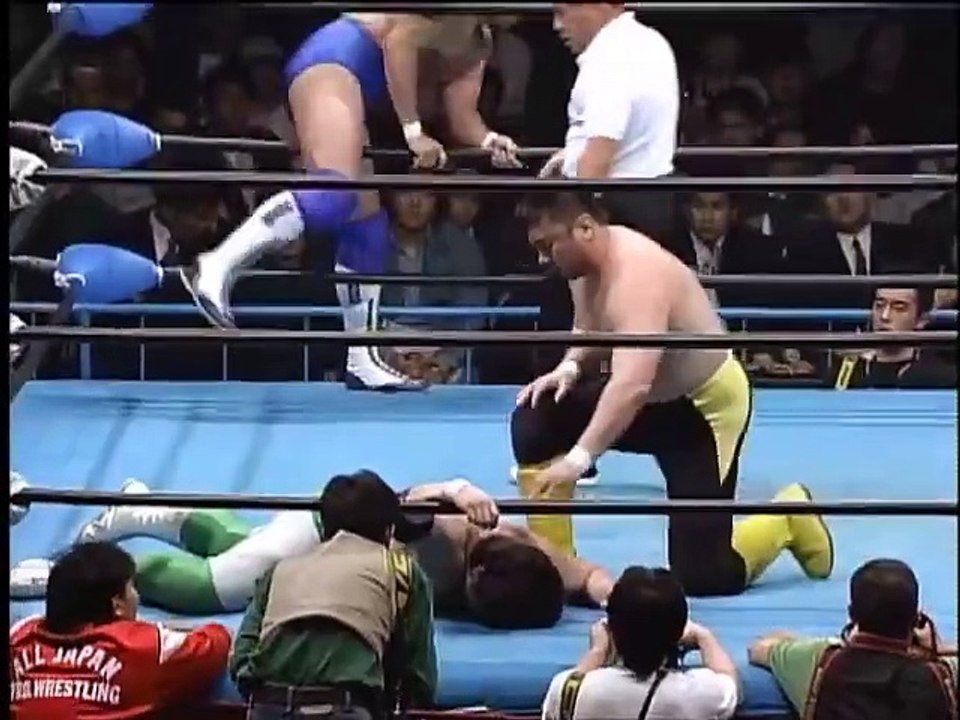 (5.23.1996) Akira Taue & Toshiaki Kawada vs. Jun Akiyama & Mitsuharu Misawa
