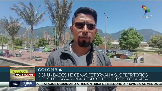Comunidades indígenas en Colombia retornan a sus territorios luego de lograr acuerdo de la ATEA