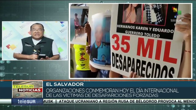 Organizaciones salvadoreñas conmemoran el día internacional de las desapariciones forzadas