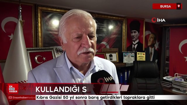 Kıbrıs Gazisi 50 yıl sonra barış getirdikleri topraklara gitti: Kullandığı silahı buldu