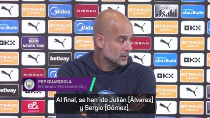 Guardiola: "No seremos más débiles porque no fichamos a 10 jugadores"