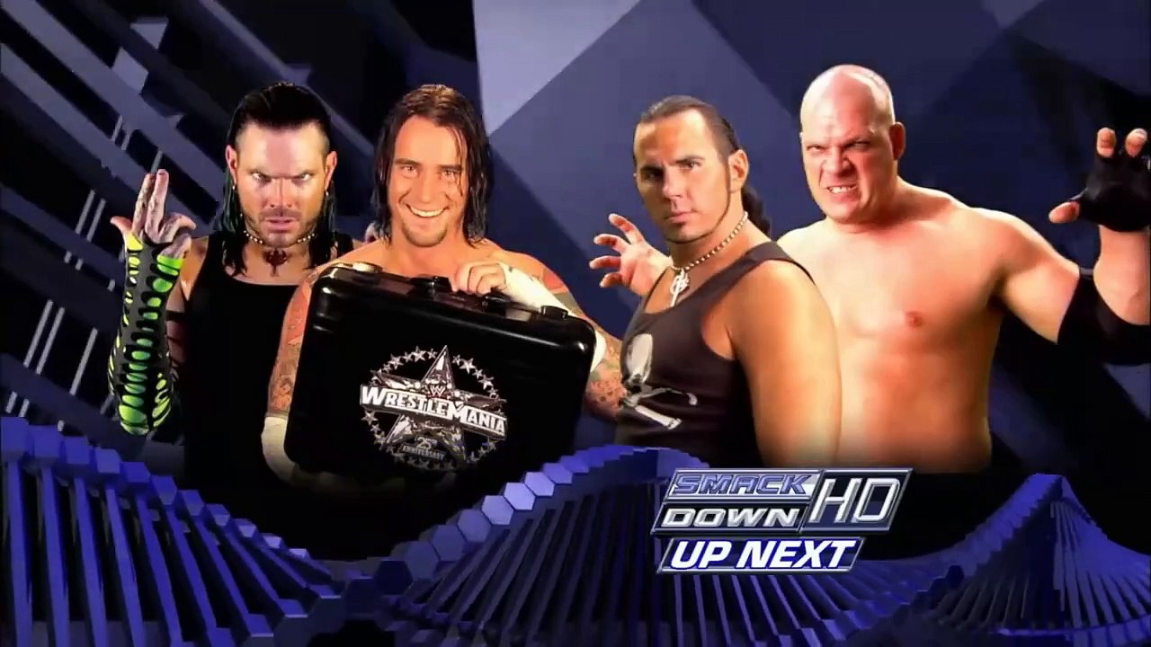 Jeff hardy and CM Punk vs Matt hardy and Kane - 2009
