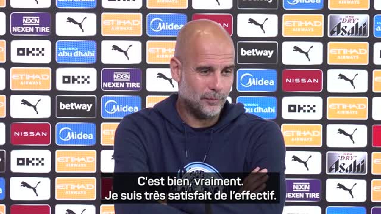 Man. City - Guardiola : "Nous n'avions pas besoin de signer 10 joueurs"