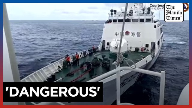 Chinese vessel rams into PH ship off shoal in disputed waters