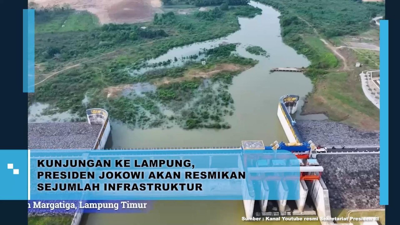 Kunjungan Ke Lampung, Presiden Jokowi Akan Resmikan Sejumlah Infrastruktur