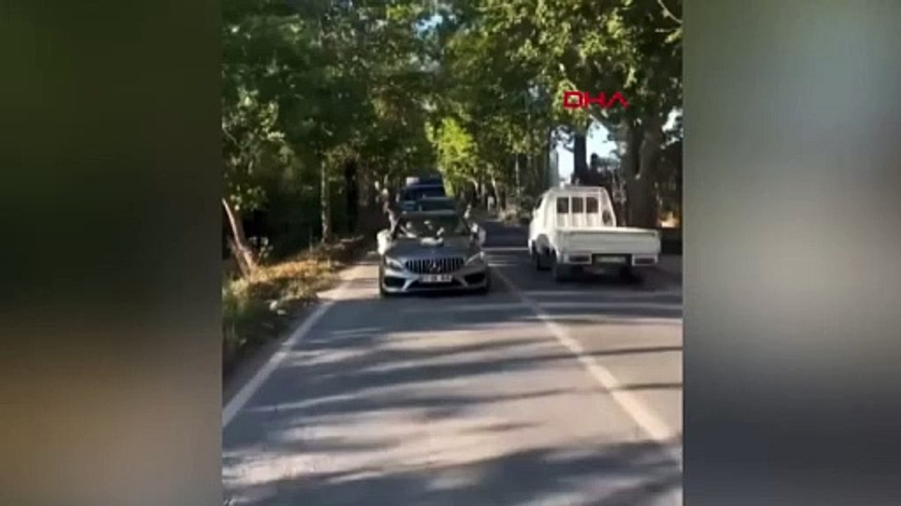 Yalova'da gelin ve damat düğün konvoyunda silahla havaya rastgele ateş etti