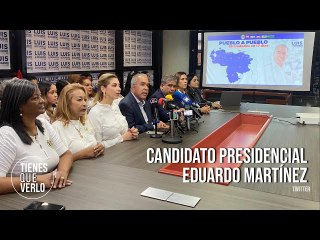 Candidato presidencial Eduardo Martínez: Recorreremos más de 80 localidades en la campaña