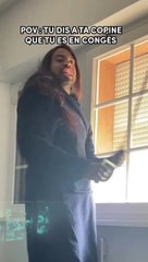 Quand tu veux te reposer , mais elle a décider autrement