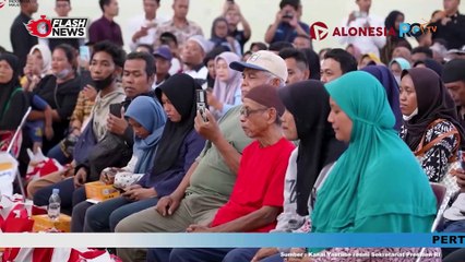 Presiden Jokowi Serahkan Bantuan Cadangan Pangan di Sleman