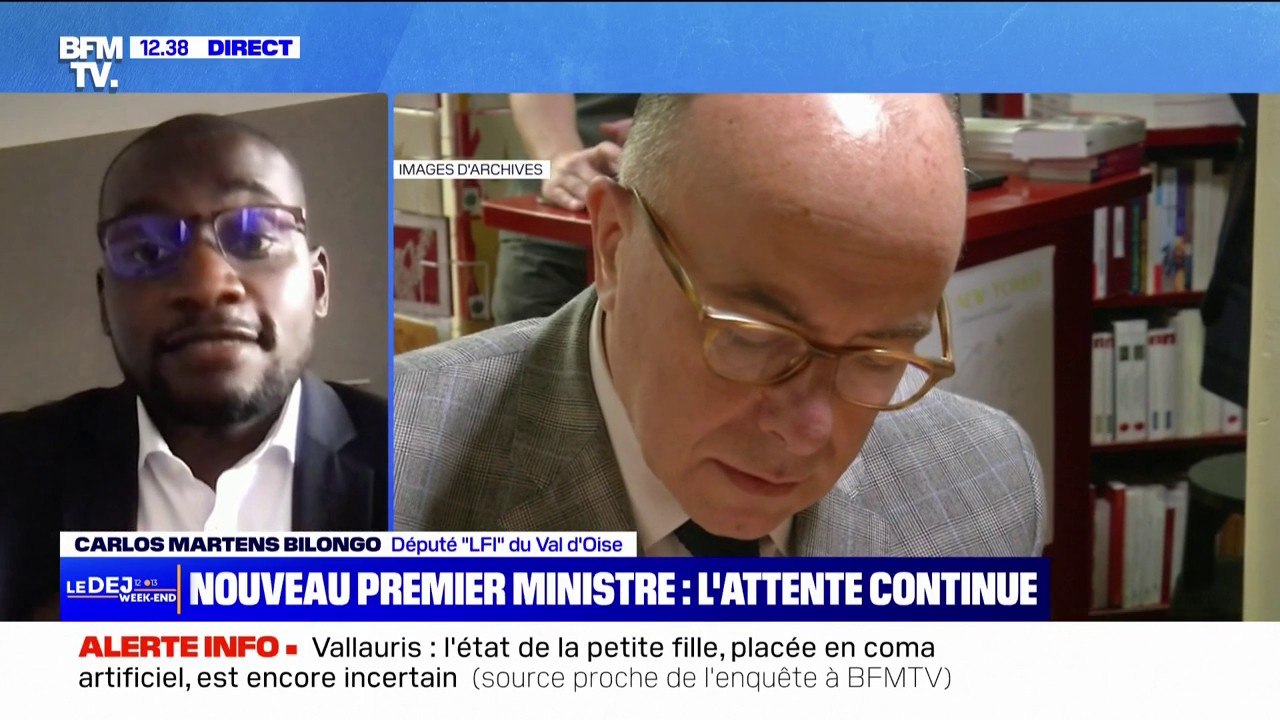 Carlos Martens Bilongo, député LFI du Val d'Oise, sur l'hypothèse de Bernard Cazeneuve à Matignon: "Quel programme porte monsieur Cazeneuve à part son nom?"
