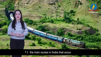Train Routes in India "Round About (G.K) Class-7"