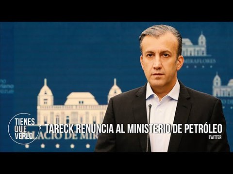 URGENTE: Tareck El Aissami renunció como ministro de Petróleo