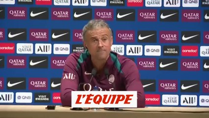 Enrique : « Plus que satisfait » - Foot - L1 - PSG