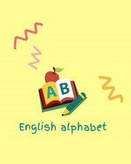 Illustrated Funny English ABC Alphabet Preschool Video for Kids