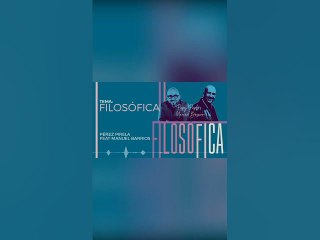  Escúchelo acá: Ya se estrenó el nuevo álbum Filosófica de Pérez Pirela y Manuel Barrios.