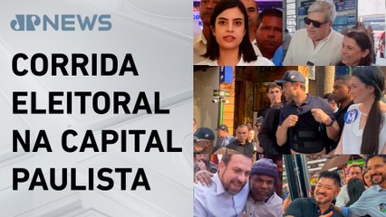 Eleições 2024: Candidatos seguem em campanha por prefeitura de SP