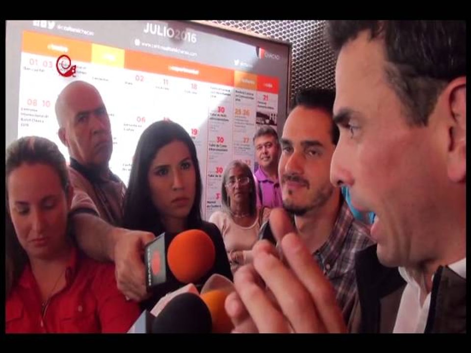 Capriles: Si el CNE no activa el 20% MARCHAREMOS hasta allá