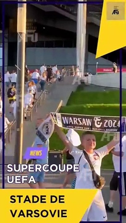 Le calme avant la tempête, Real Madrid - Atlanta Bergame au Stade ️ National de Varsovie en Pologne  !