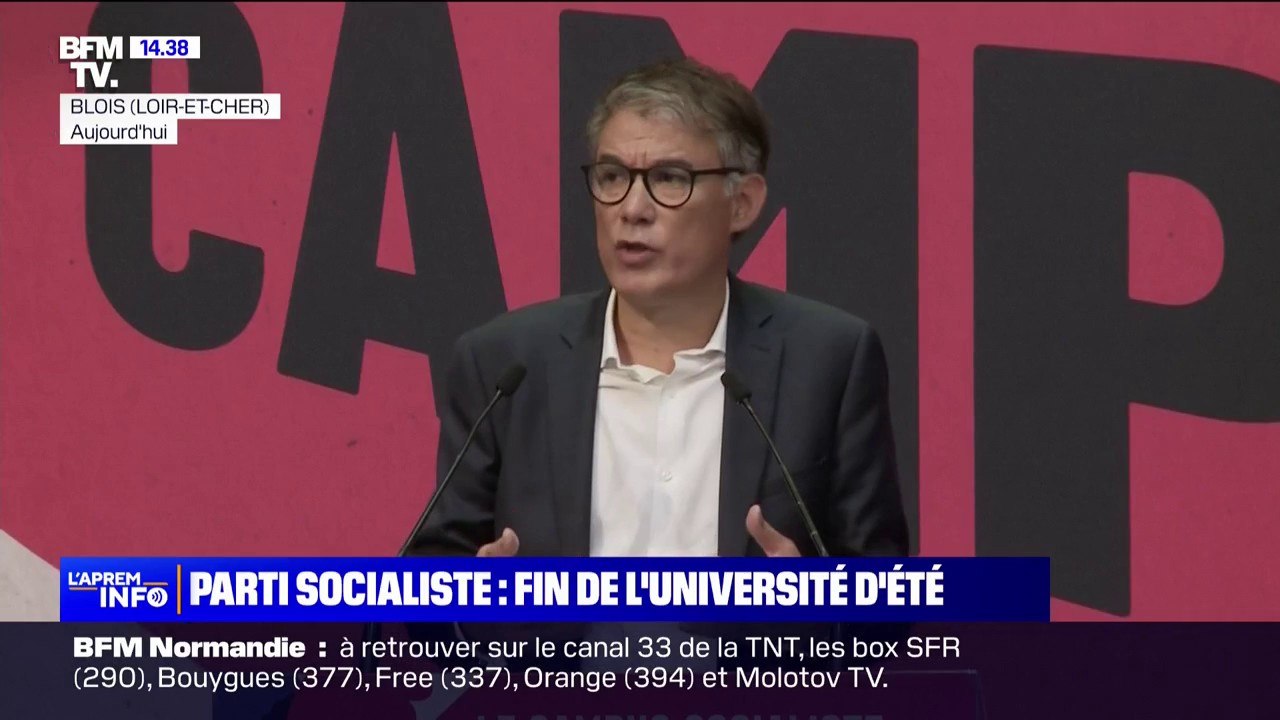 Olivier Faure, premier secrétaire du Parti Socialiste veut "propulser la gauche"