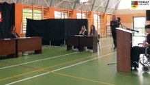 Symulacja rozprawy karnej z udziałem młodzieży szkolnej dla mieszkańców Powiatu Lublinieckiego