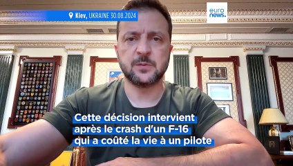 Zelensky a limogé son chef de l'armée de l'air après la mort d'un pilote de F-16