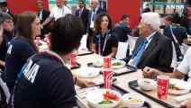 Paralimpiadi, Mattarella a pranzo con gli azzurri