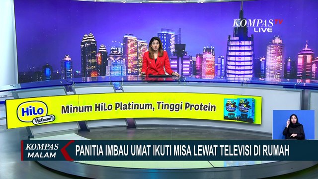 Panitia Kunjungan Apostolik Paus Fransiskus Imbau Umat Ikuti Misa Lewat Televisi di Rumah