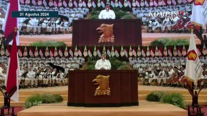 [FULL] Pidato Prabowo depan Jokowi di Rapimnas Gerindra: Puji Jokowi soal Kenegarawanan