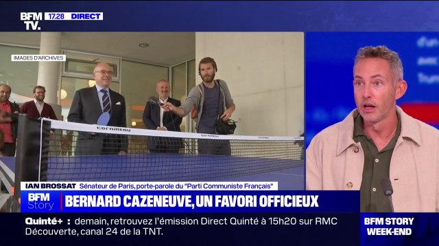 Ian Brossat (PCF), au sujet de Bernard Cazeneuve: Ma conviction, c'est qu'il va mener une politique de droite